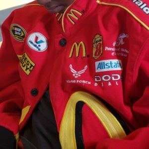 Boys small racecar jacket